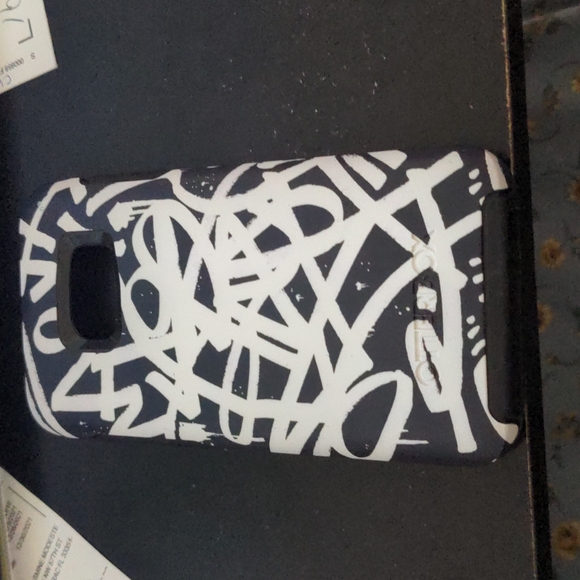 OtterBox Symmetry Case for Samsung Galaxy S7 Edge - Black/White Graffiti   RJ112 - Picture 3 of 10